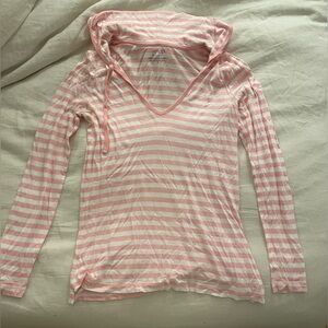 Vineyard Vines - Pink & White Stripe Hoodie Pullover – Trump National Bedminster